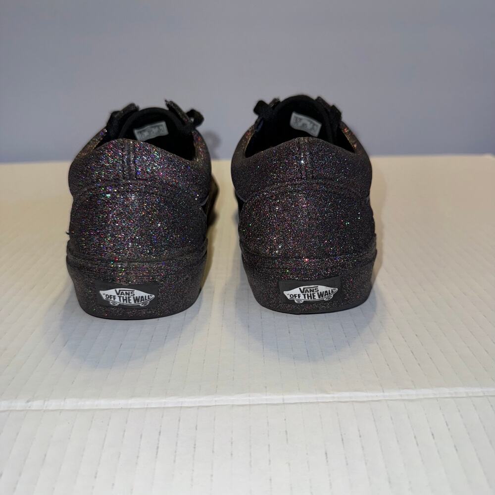 Vans Old Skool Holographic Glitter Black Size 6 | Trendy Sneaker - Picture 7 of 9